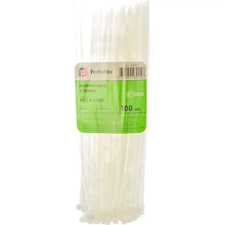 Нейлоновые стяжки FORTISFLEX КСС 49404