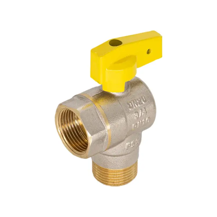 Угловой шаровой кран для газа СТМ ГАЗ CGLMFB12