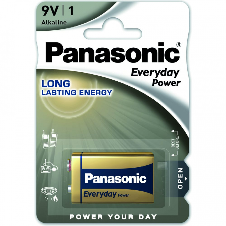 Элемент питания Panasonic 6LR61 Everyday Power