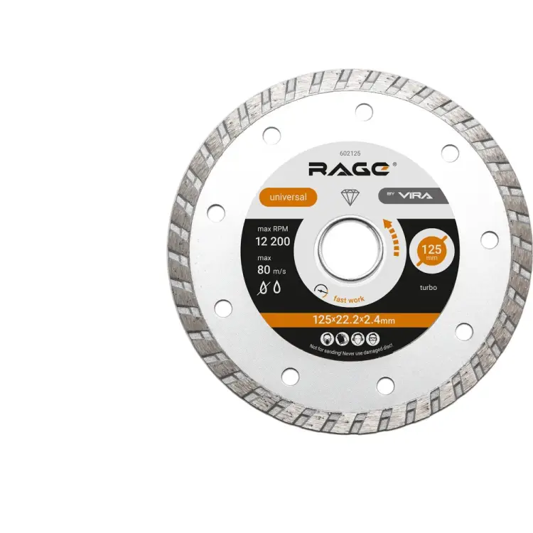 Универсальный алмазный диск RAGE RAGE 602125 Универсальный алмазный диск RAGE RAGE 602125