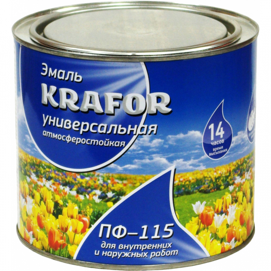 Универсальная эмаль KRAFOR ПФ-115