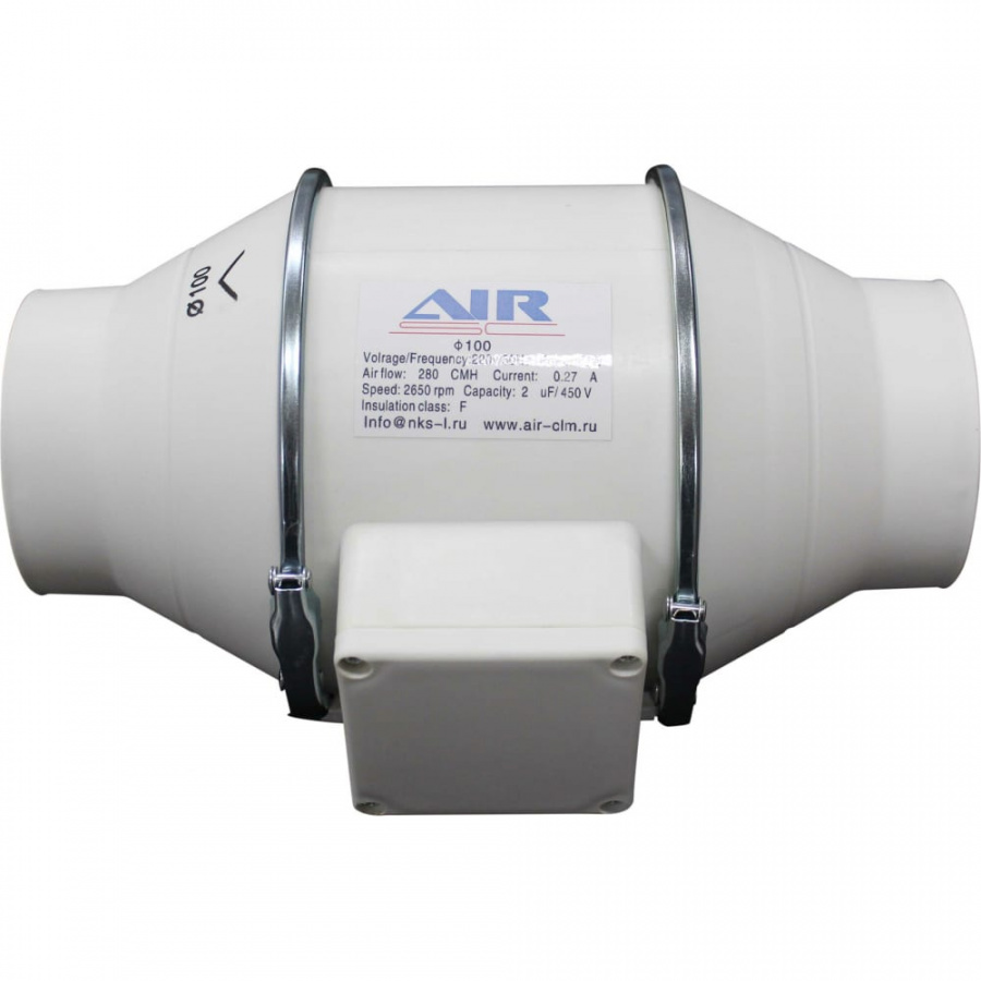 Пластиковый канальный вентилятор AIR-SC HF-100