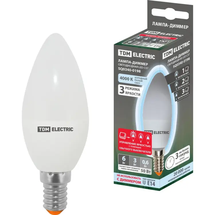 Светодиодная лампа TDM ELECTRIC SQ0340-0198