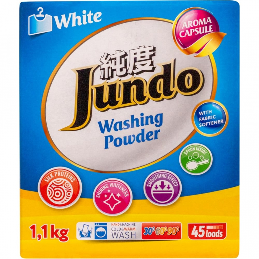 Стиральный порошок для белого белья Jundo White