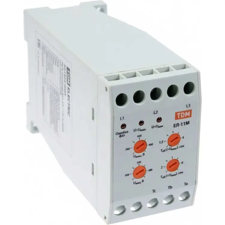 Реле контроля фаз TDM ELECTRIC ЕЛ-11М SQ1504-0005