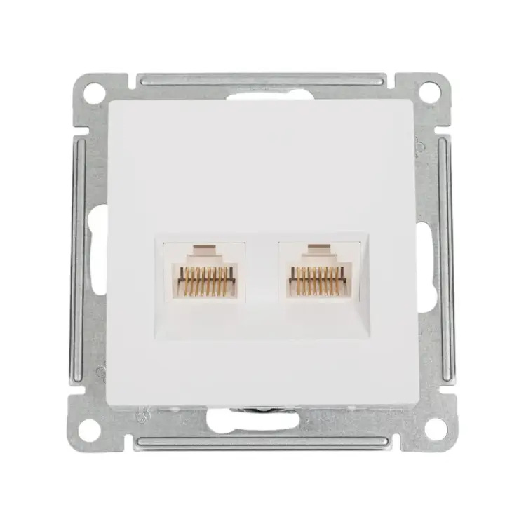 Двойная компьютерная розетка Systeme Electric ATLASDESIGN ATN000185