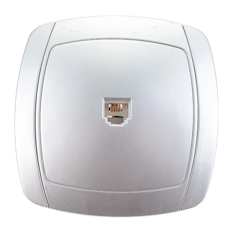 Телефонная розетка СВЕТОЗАР АКЦЕНТ SV-54217-SM