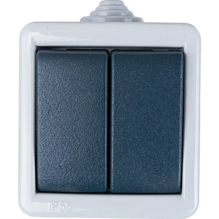 Двухклавишный выключатель Aling-conel ARMOR 282.1A 117013