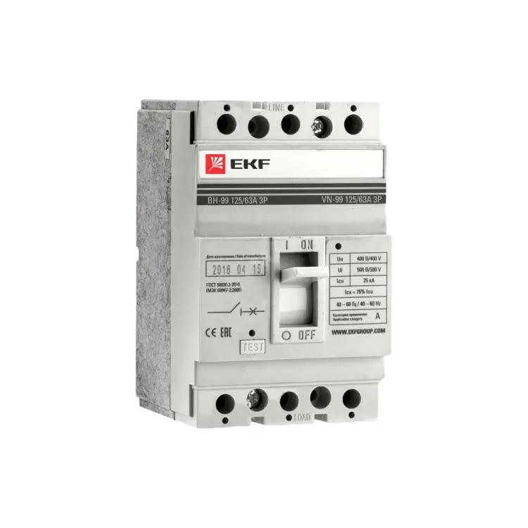 Выключатель нагрузки EKF ВН-99 PROxima sl99-400-400