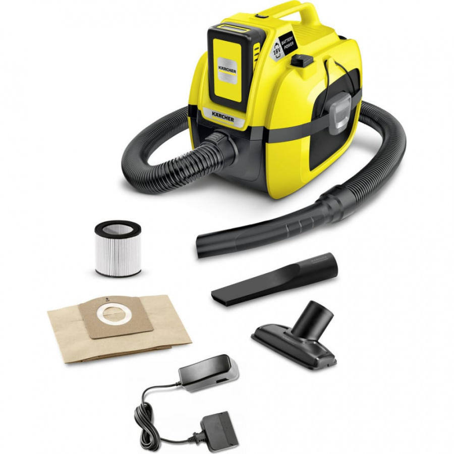 Хозяйственный пылесос Karcher WD 1 Compact Battery Set