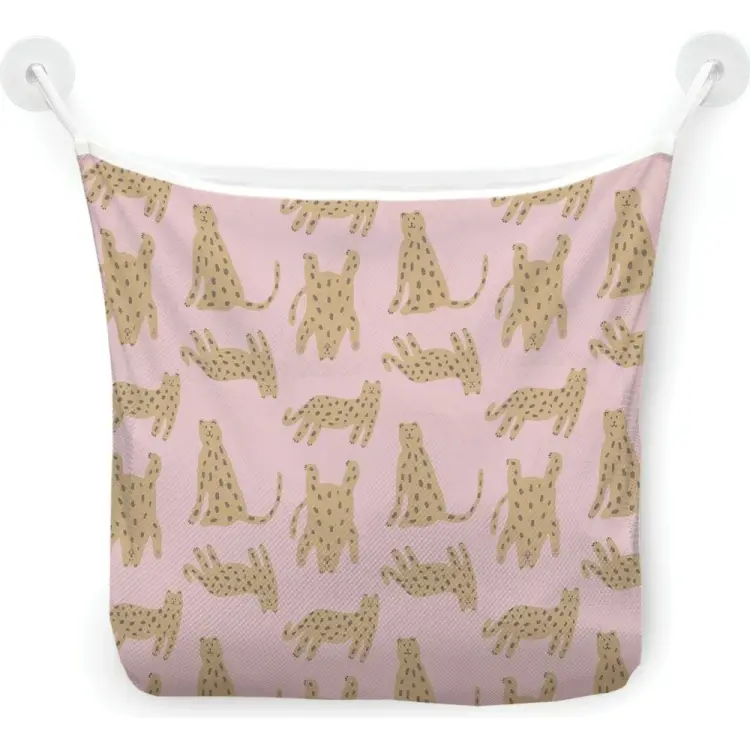 Настенная сетка-органайзер для ванной для игрушек JOYARTY Забавные леопарды tgb_385251