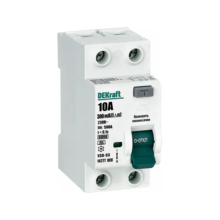 Устройство защитного отключения DEKraft узо-03 вдт 14277DEK