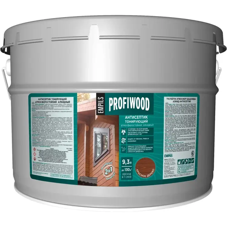 Тонирующий атмосферостойкий алкидный антисептик Profiwood 3896