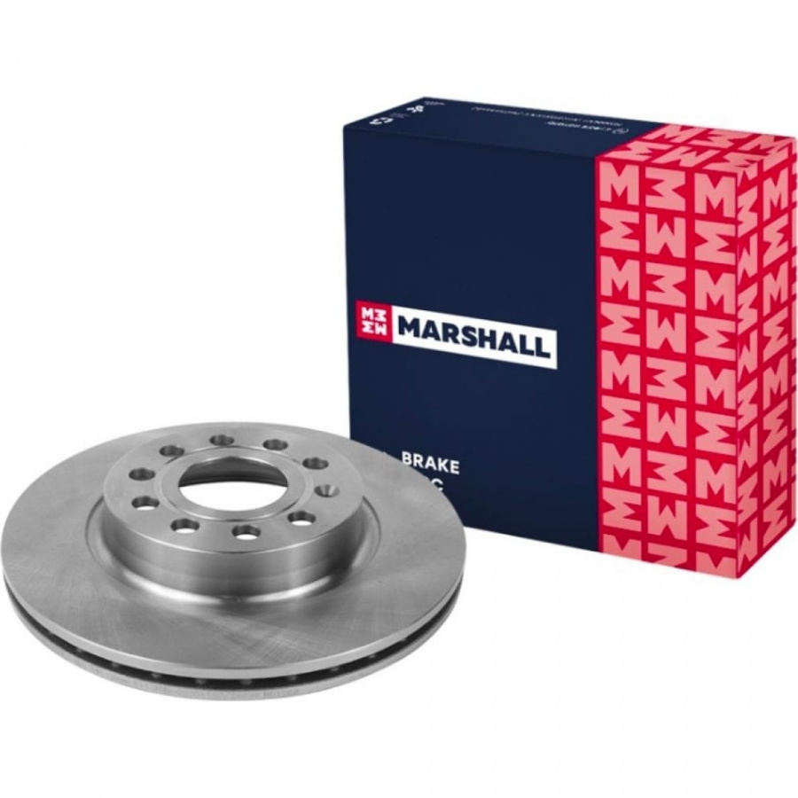 Передний тормозной диск Audi A3 8P 03-, Skoda Octavia II A5 04-, VW Caddy III 04- / Golf MARSHALL M2000421