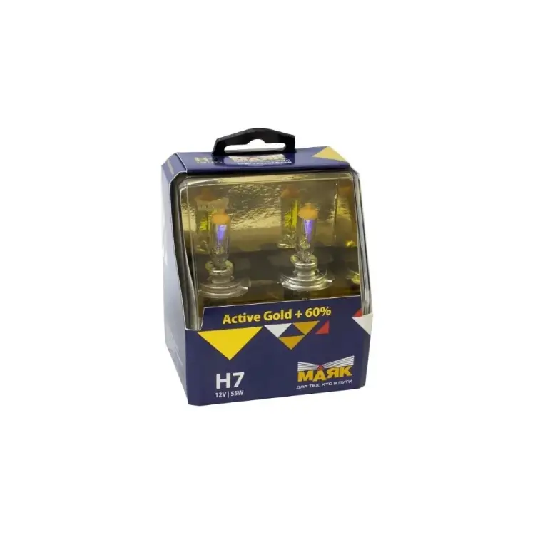 Автомобильная галогенная лампа Маяк 72720AG+60