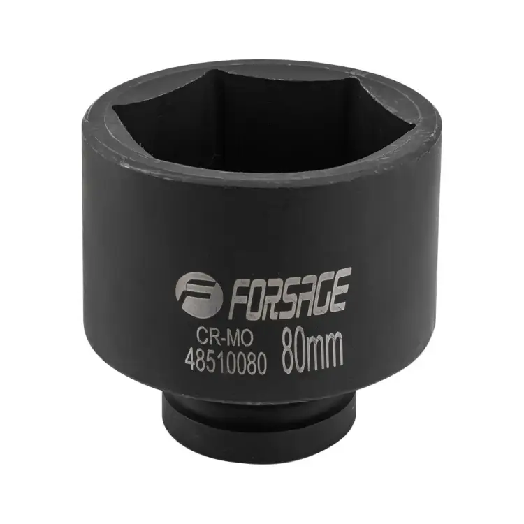 Глубокая шестигранная головка ударная Forsage F-48510080(17202)