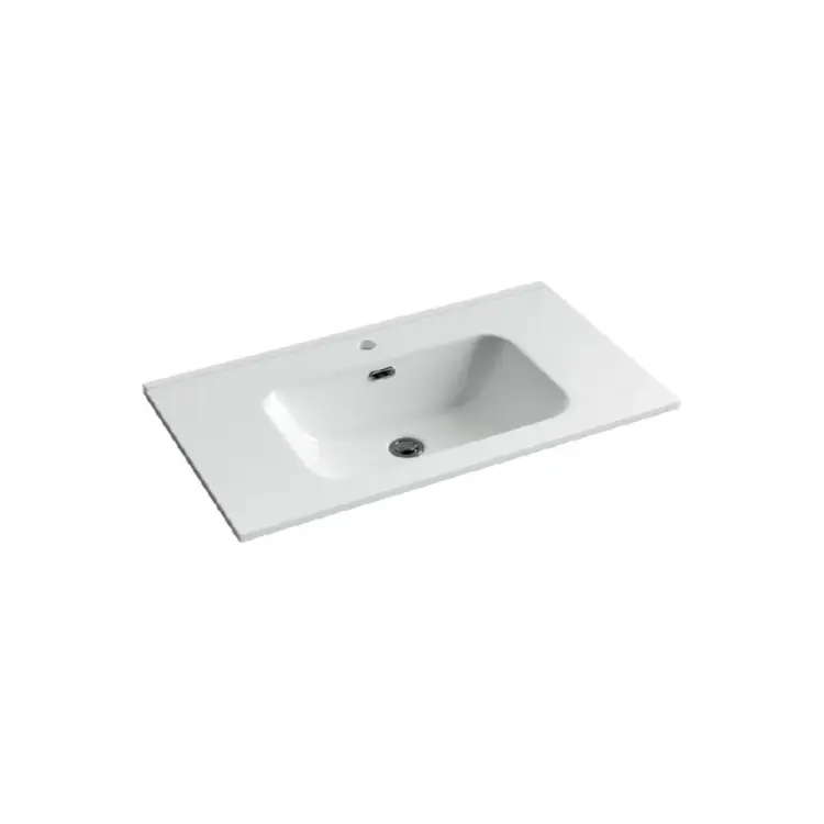 Накладной прямоугольный умывальник Ceramicanova Element CN7005