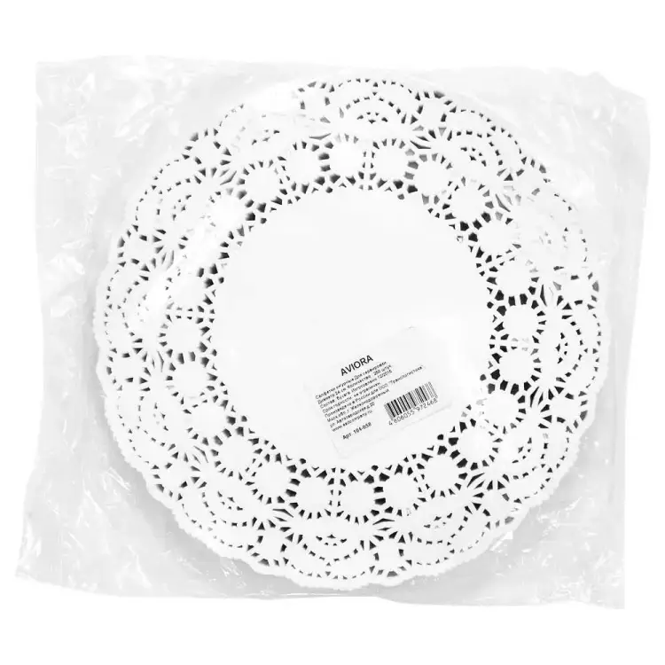 Ажурная бумажная салфетка AVIORA 104-058