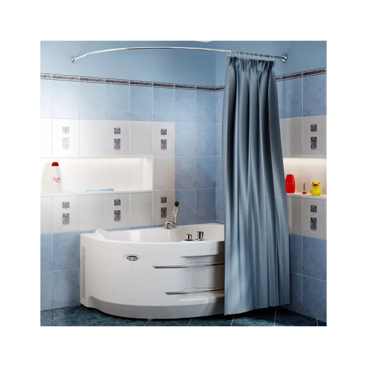 Карниз для шторы на ванну Радомир Ирма 1-12-2-0-0-217