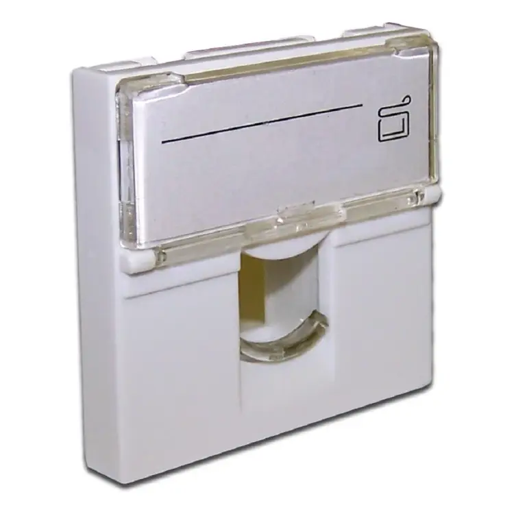 Вставка на 1 кейстоун LANMASTER LAN-SIP-23L-WH