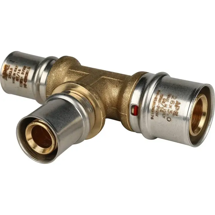 Тройник переходной для металлопластиковых труб прессовой STOUT Sfp-0005-262020 RG008S9C185V4S