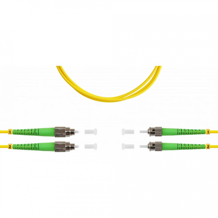Дуплексный оптический патч-корд TopLan DPC-TOP-657A1-FC/A-ST/A-10