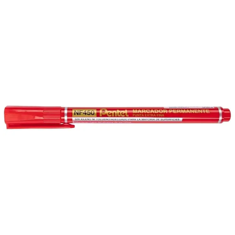 Перманентный пулевидный маркер Pentel Fine Point NF450-B 671369