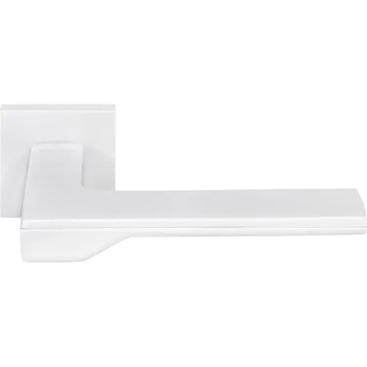 Дверная ручка MORELLI на квадратной розетке, 6 мм, цвет - белый 9012698