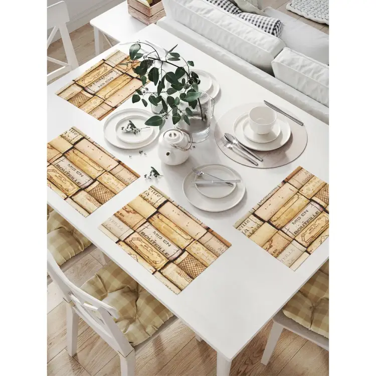 Комплект тканевых салфеток для сервировки стола JOYARTY np_9896