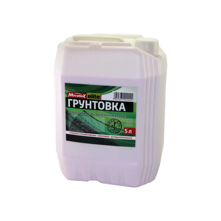 Грунтовка для наружных и внутренних работ Movatex elite Т11909