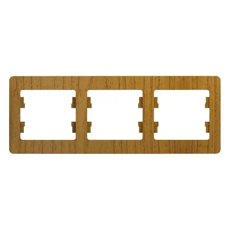 Горизонтальная трехпостовая рамка Systeme Electric GLOSSA GSL000503