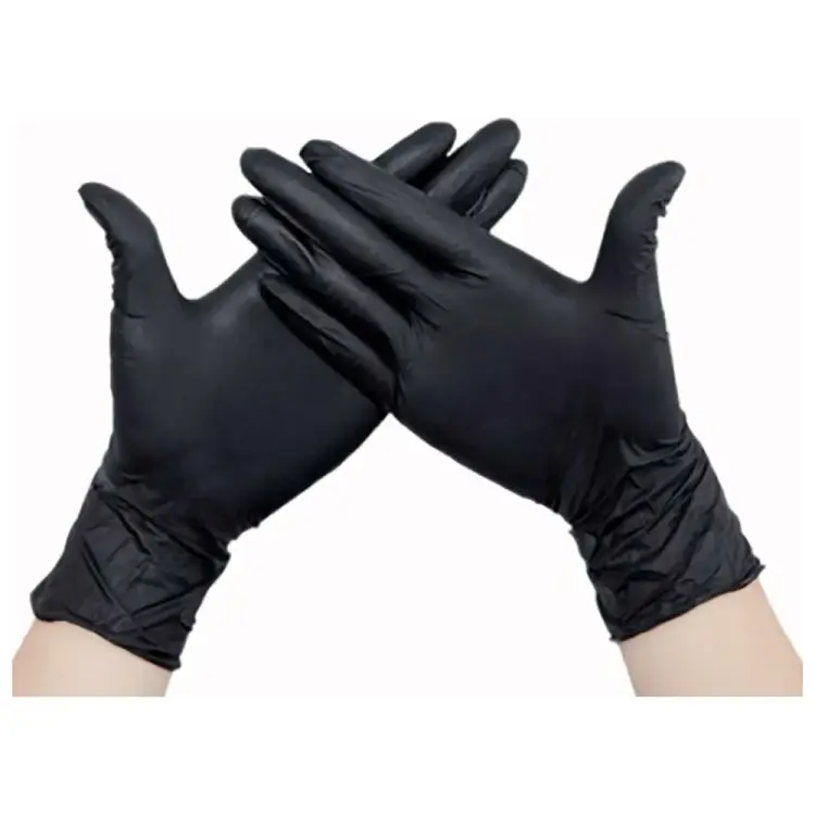 Нитриловые перчатки EcoLat Black 3740/XL Нитриловые перчатки EcoLat Black 3740/XL