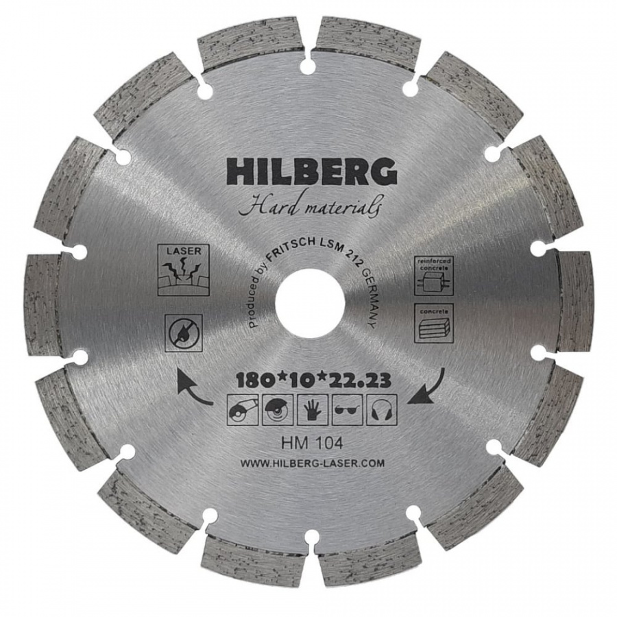 Отрезной алмазный диск Hilberg Hard Materials Лазер