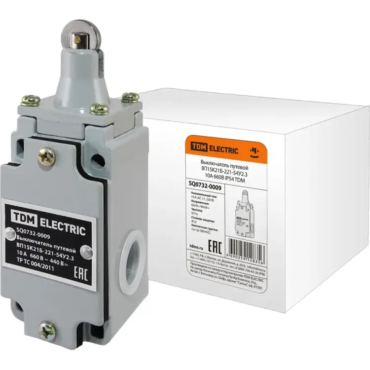 Путевой выключатель TDM ELECTRIC ВП15K21Б-221-54У2.3 SQ0732-0009