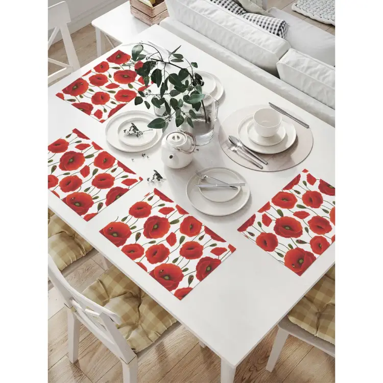 Комплект тканевых салфеток для сервировки стола JOYARTY np_11363