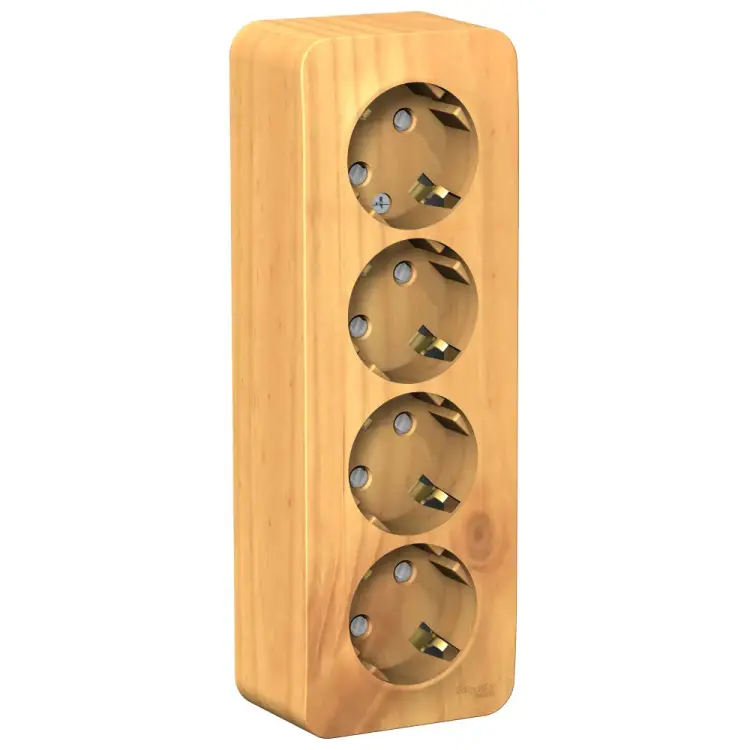 Четверная розетка Systeme Electric BLANCA BLNRA011415