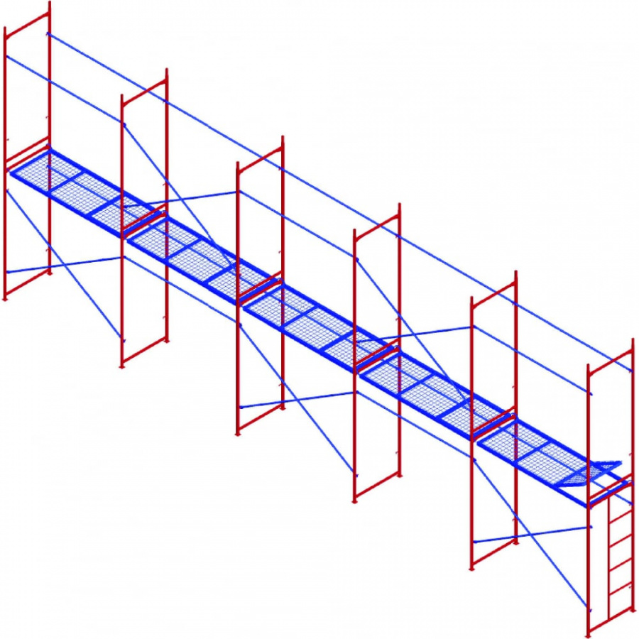 Комплект рамных лесов Мега 774