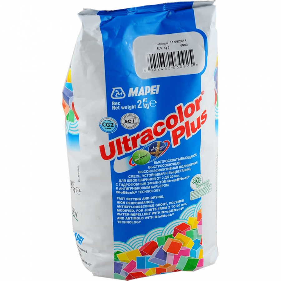 Затирка для швов MAPEI ULTRACOLOR PLUS №110