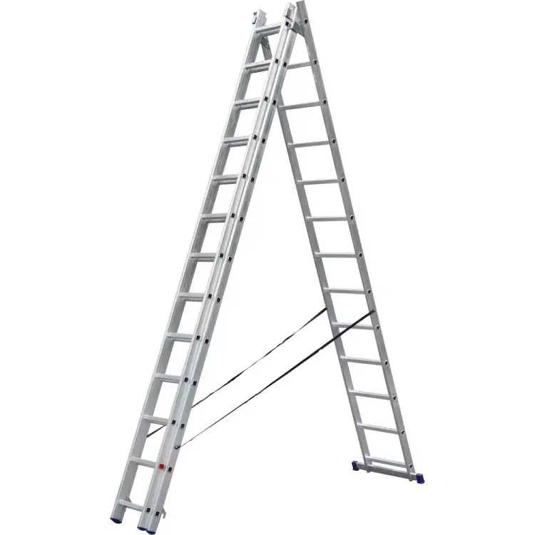 Трехсекционная алюминиевая лестница SMARTY SN011-313