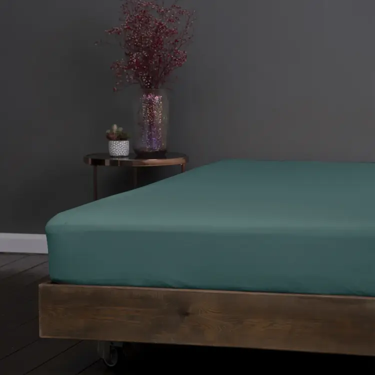 Простыня на резинке KUPU-KUPU VIOLETT KPM-180/морская_волна