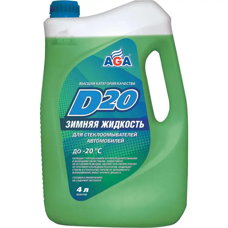 Зимняя стеклоомывающая жидкость для автомобилей AGA AGA079D
