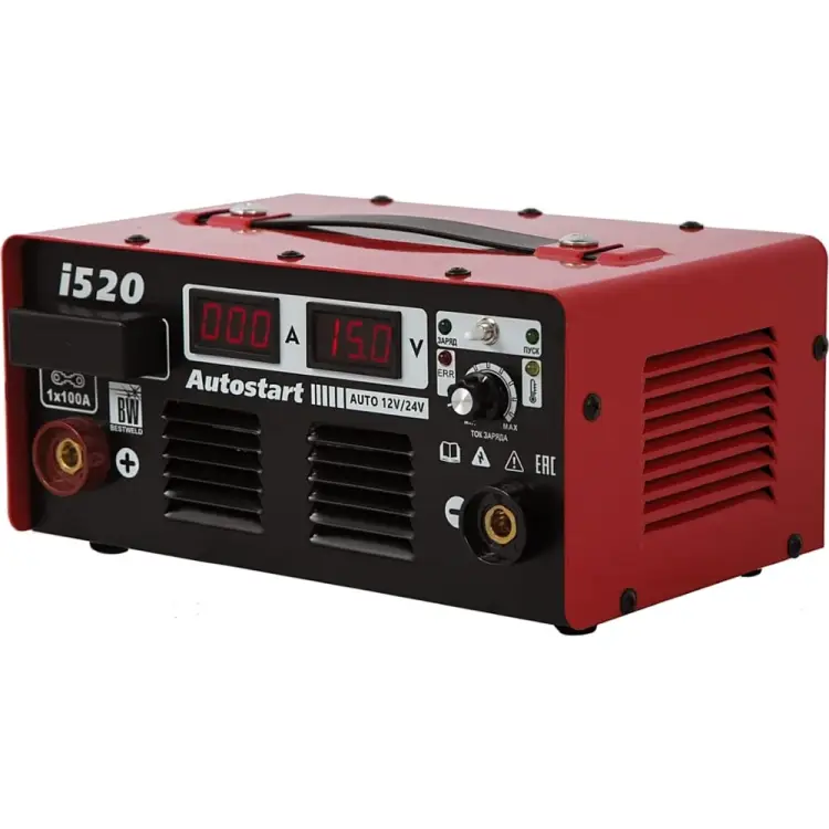 Инверторное пуско-зарядное устройство BestWeld AUTOSTART i520 BW1640 Инверторное пуско-зарядное устройство BestWeld AUTOSTART i520 BW1640