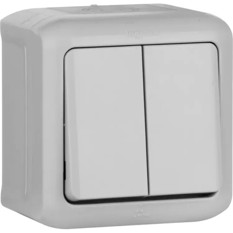 Двухклавишный выключатель Legrand Quteo 782332 255223