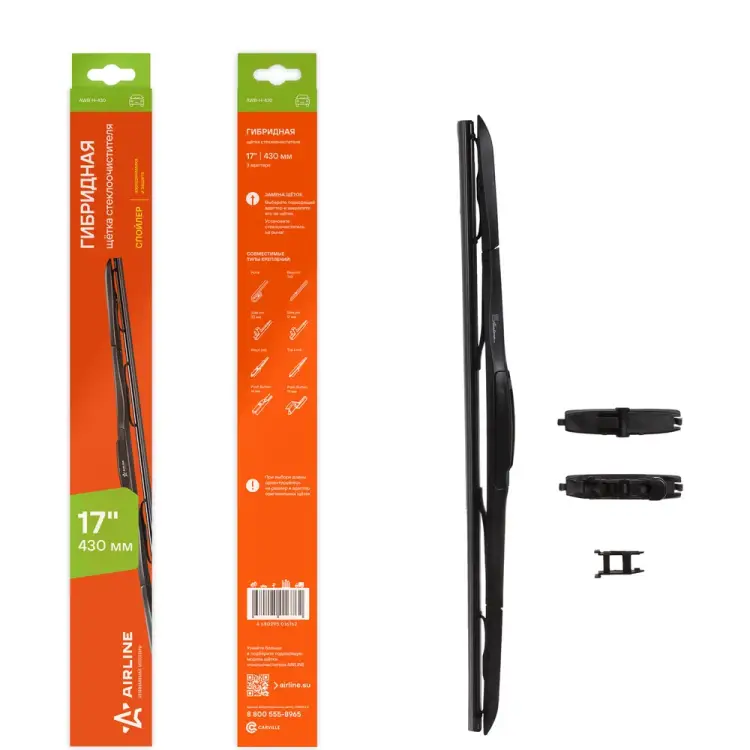 Гибридная щетка стеклоочистителя Airline AWB-H-430