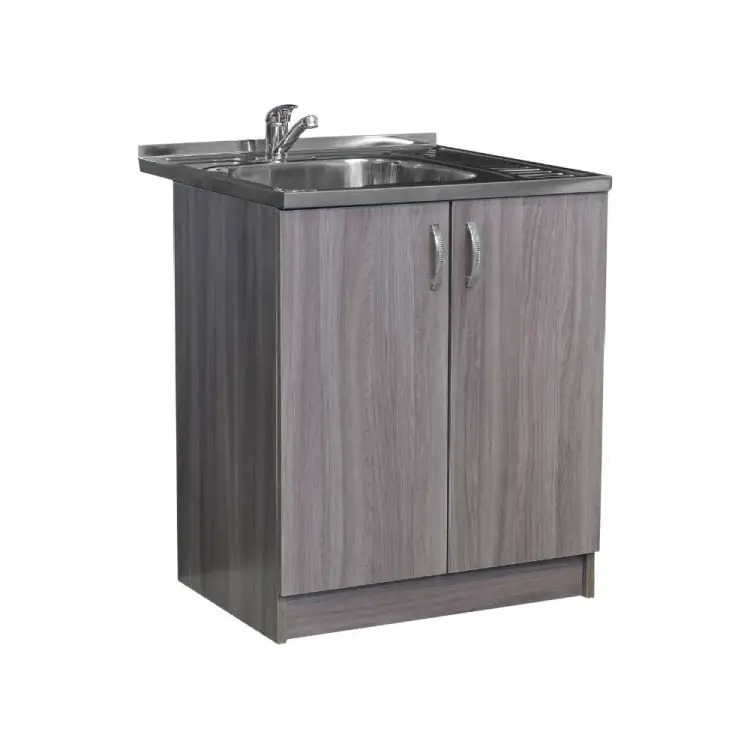 Тумба SANTREK 80*60 цвет дуб темный (2 дверцы) (ЛДСП) 54540