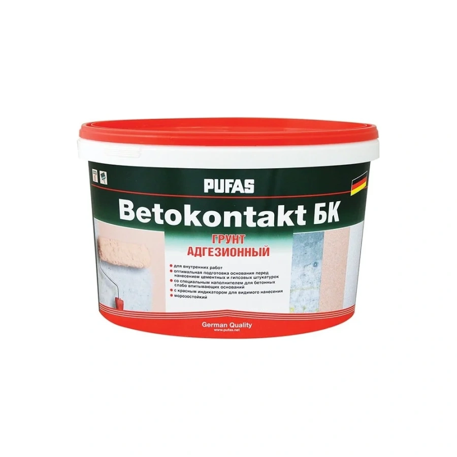 Грунтовка для повышения адгезии для внутренних работ Pufas Бетоконтакт БК тов-164740