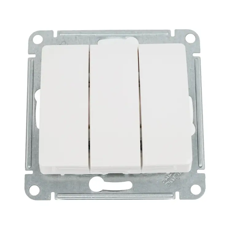 Трехклавишный выключатель Systeme Electric Glossa GSL000931