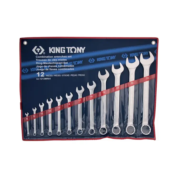 Набор комбинированных ключей KING TONY 1212MR01
