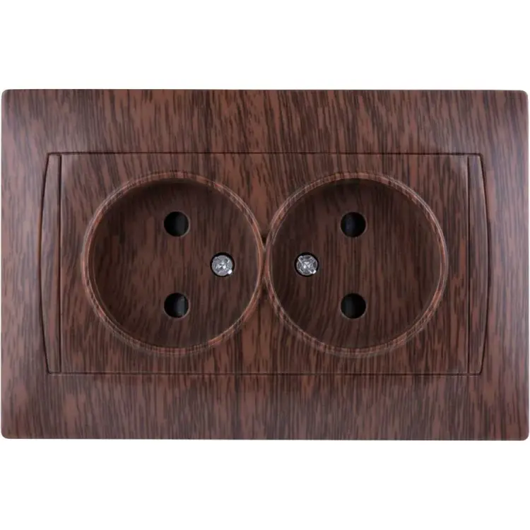 Двойная розетка TDM ELECTRIC Лама SQ1815-0412