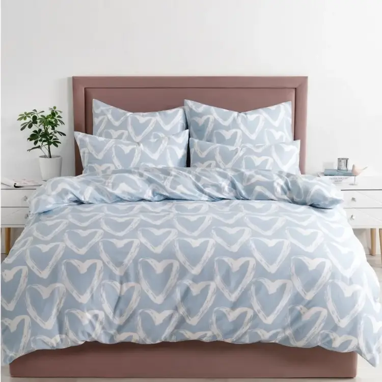 Полутораспальный комплект постельного белья Guten Morgen Affairs of the heart GMБ-1150-143-150-50
